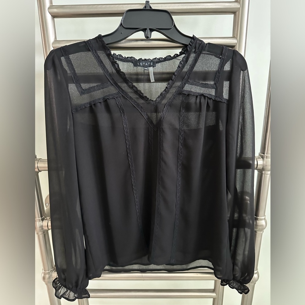 1.State long sleeve top XS
